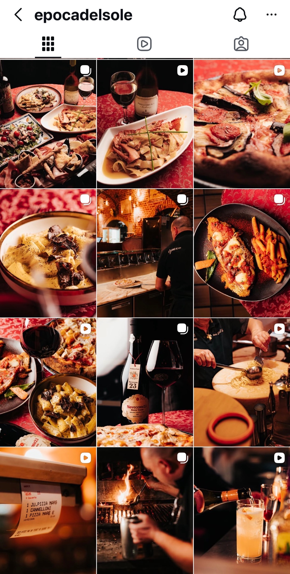 Feed Instagram Epoca del Sole