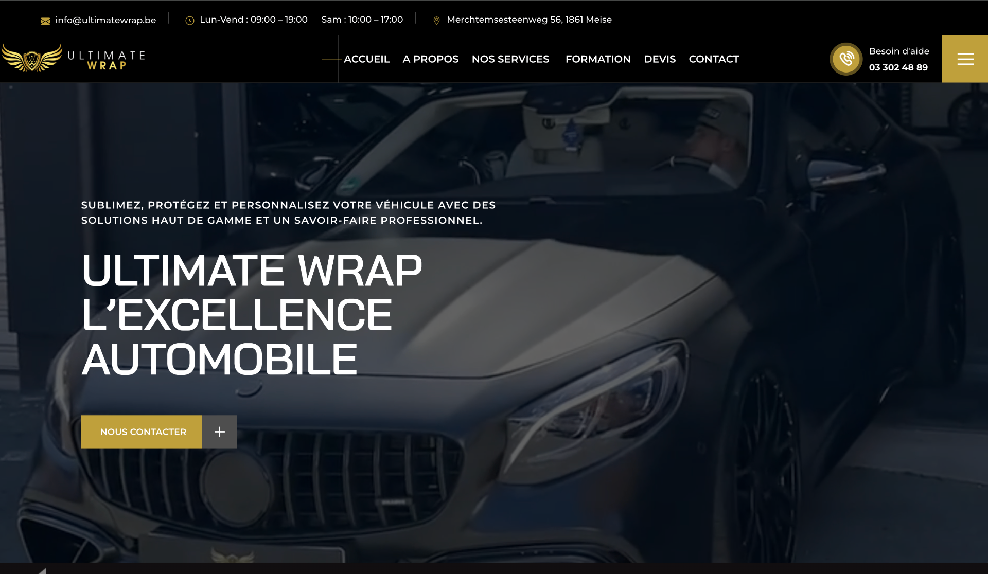 Aperçu du site Ultimate Wrap