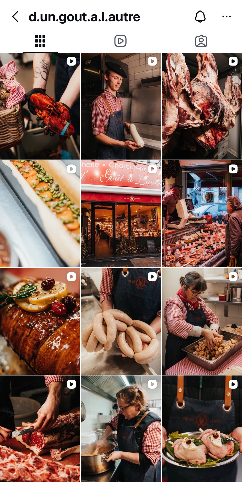 Feed Instagram D'un Goût à l'Autre